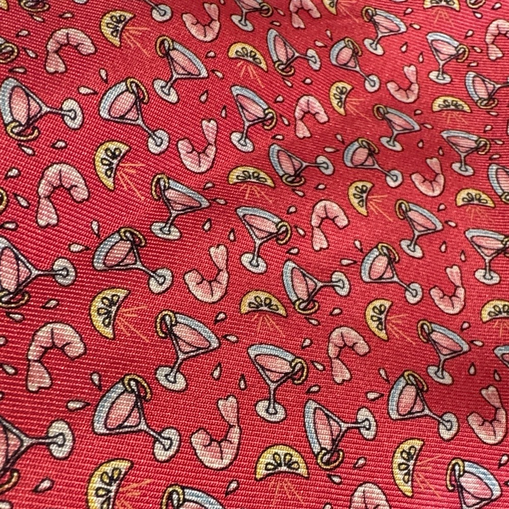 Vineyard Vines Shrimp Cocktail Silk Scarf